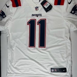 Nike on field Julian Edelman New England patriots sewn NFL Jersey XL and L